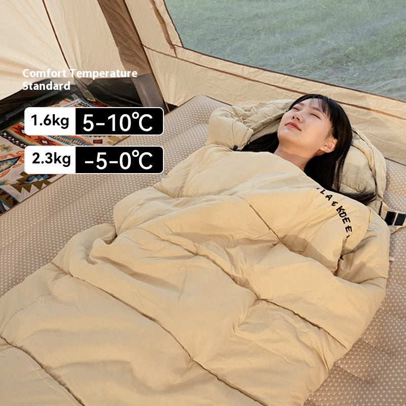 Experience the Outdoors with Confidence: The Outdoor Winter Camping Thickened Cold Sleeping Bag